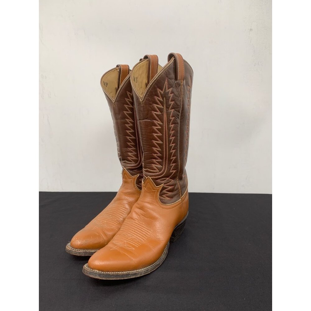 Tony Lama Black Label Vintage Woman’s 6.5AA Brown Cowboy Cowgirl Boots Style 621